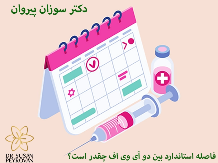 فاصله بین دو آی وی اف